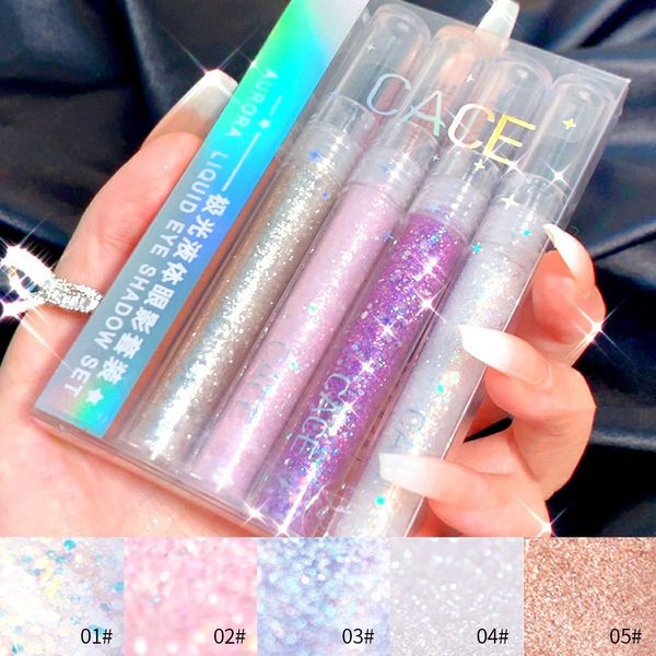  AURORA SET 5 CÂY NHŨ MẮT NƯỚC KIM TUYẾN CACE 