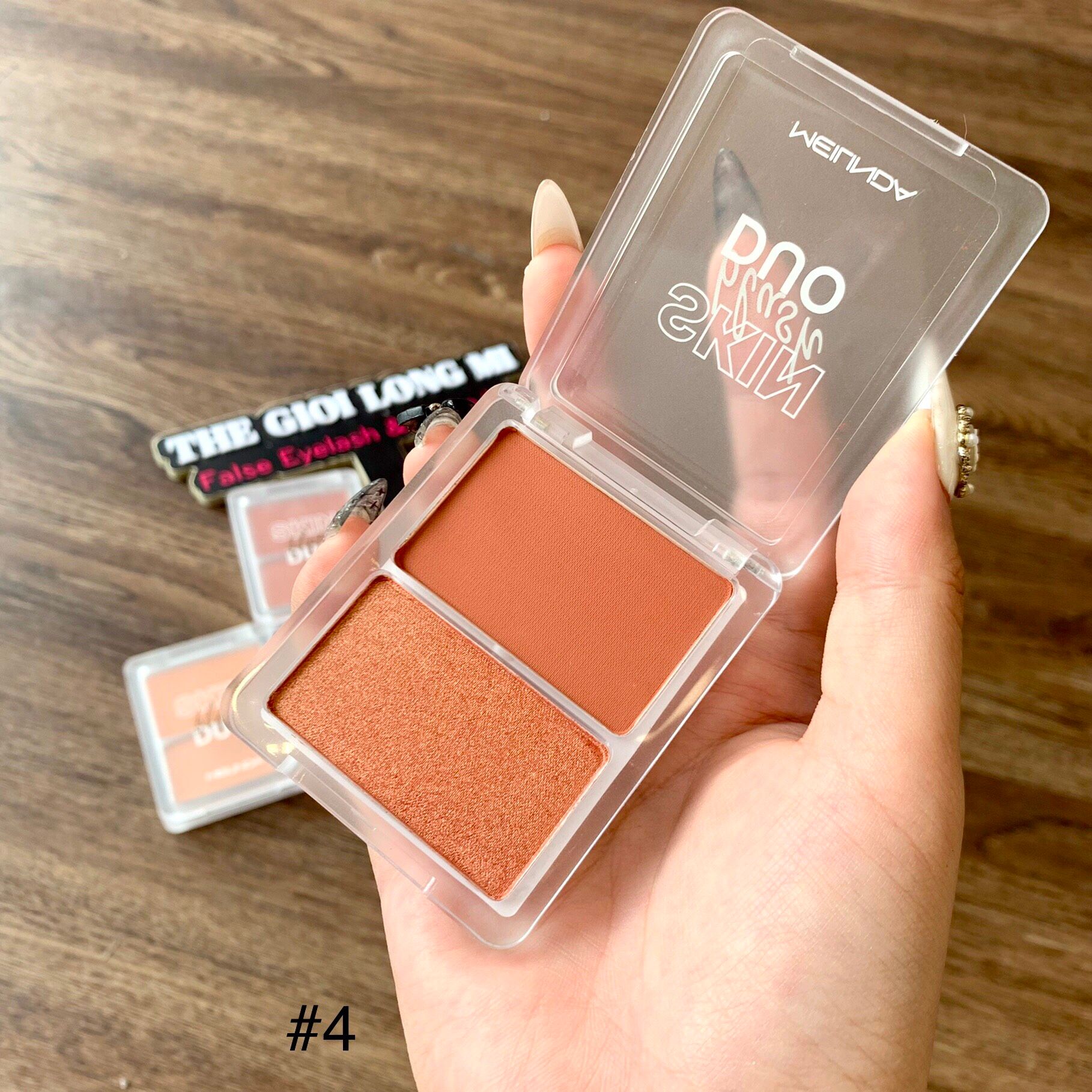  SKIN BLUSH DUO MÁ HỒNG 2 Ô MEILINDA 