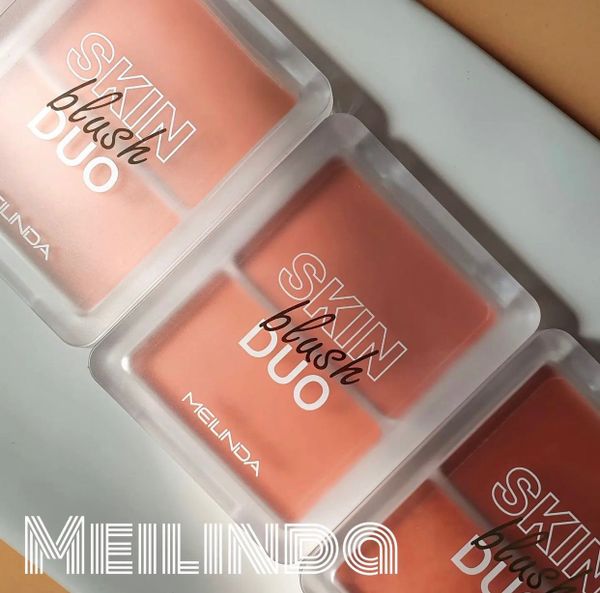  SKIN BLUSH DUO MÁ HỒNG 2 Ô MEILINDA 