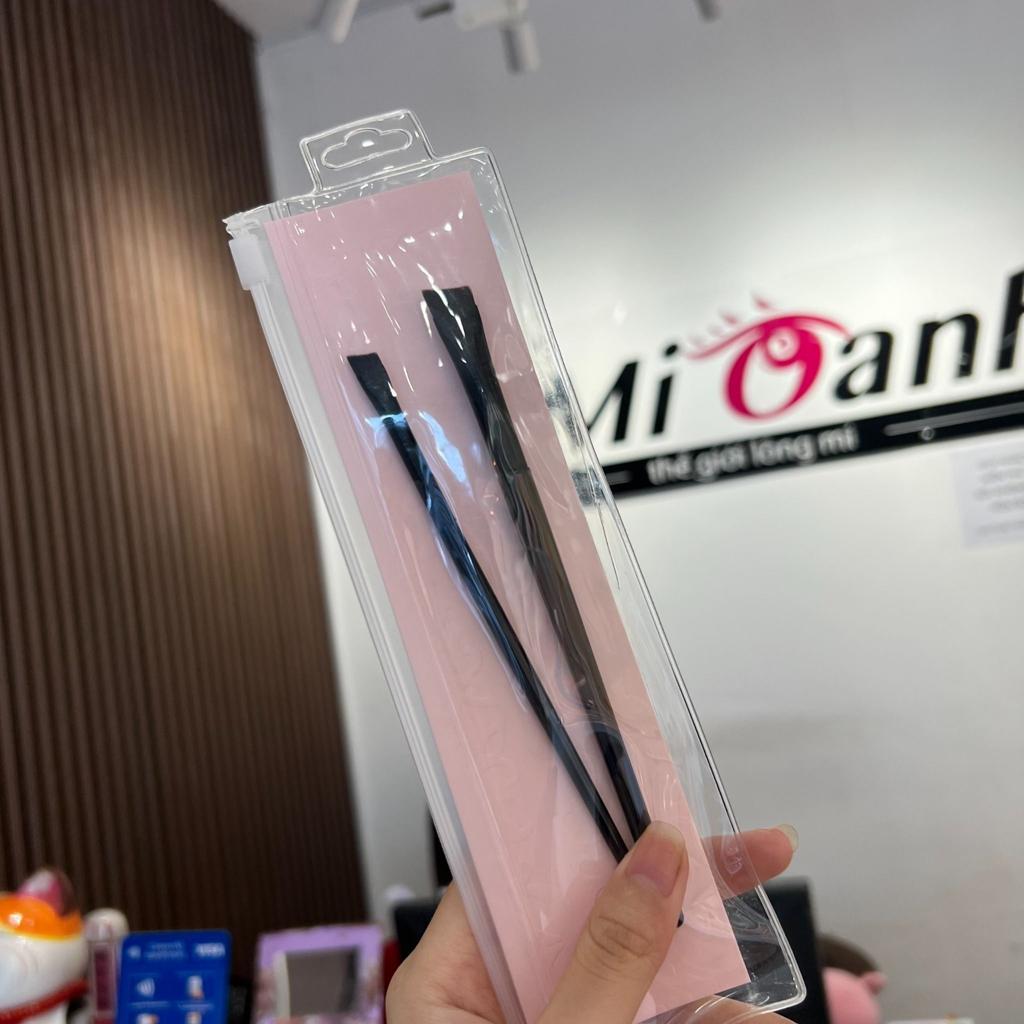  Combo 2 cọ tém chân mày và eyeliner 