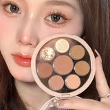  MOE BẢNG PHẨN MẮT 8 Ô HÌNH TRÒN MEMERABA 