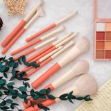  WEEKEND SERIES BỘ CỌ TRANG ĐIỂM CÁ NHÂN MÀU CAM 12 CÂY HỘP GIẤY MAQINA 