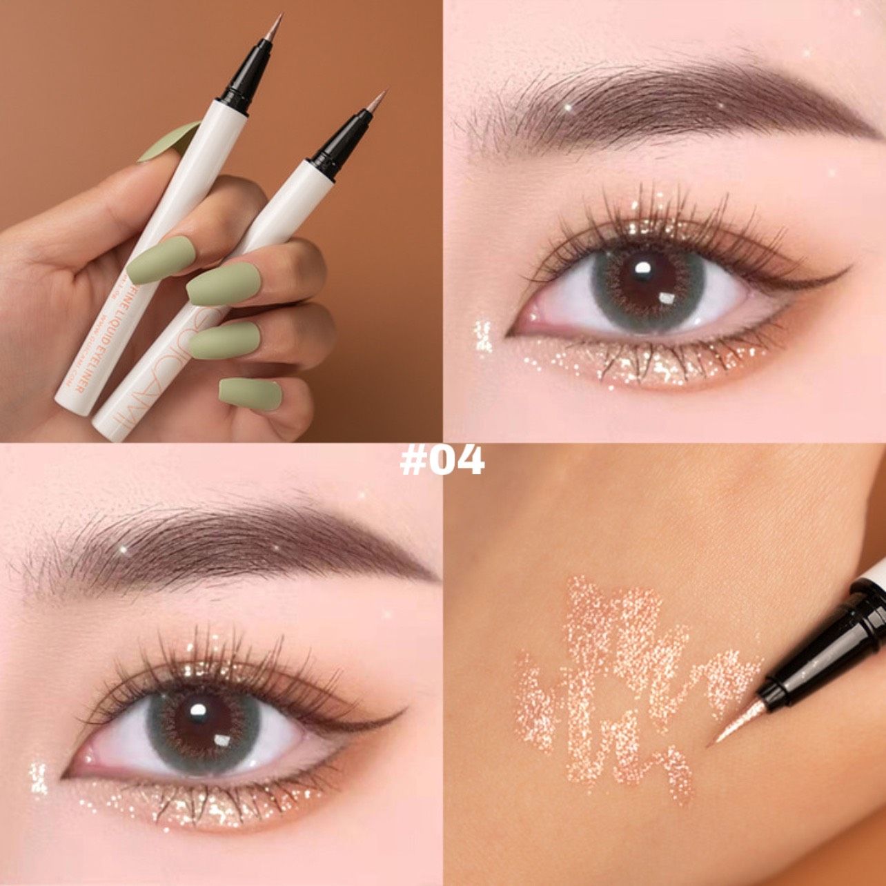  SUPERFINE SHIMMER LIQUID EYELINER BÚT NHŨ MÀU GUICAMI 