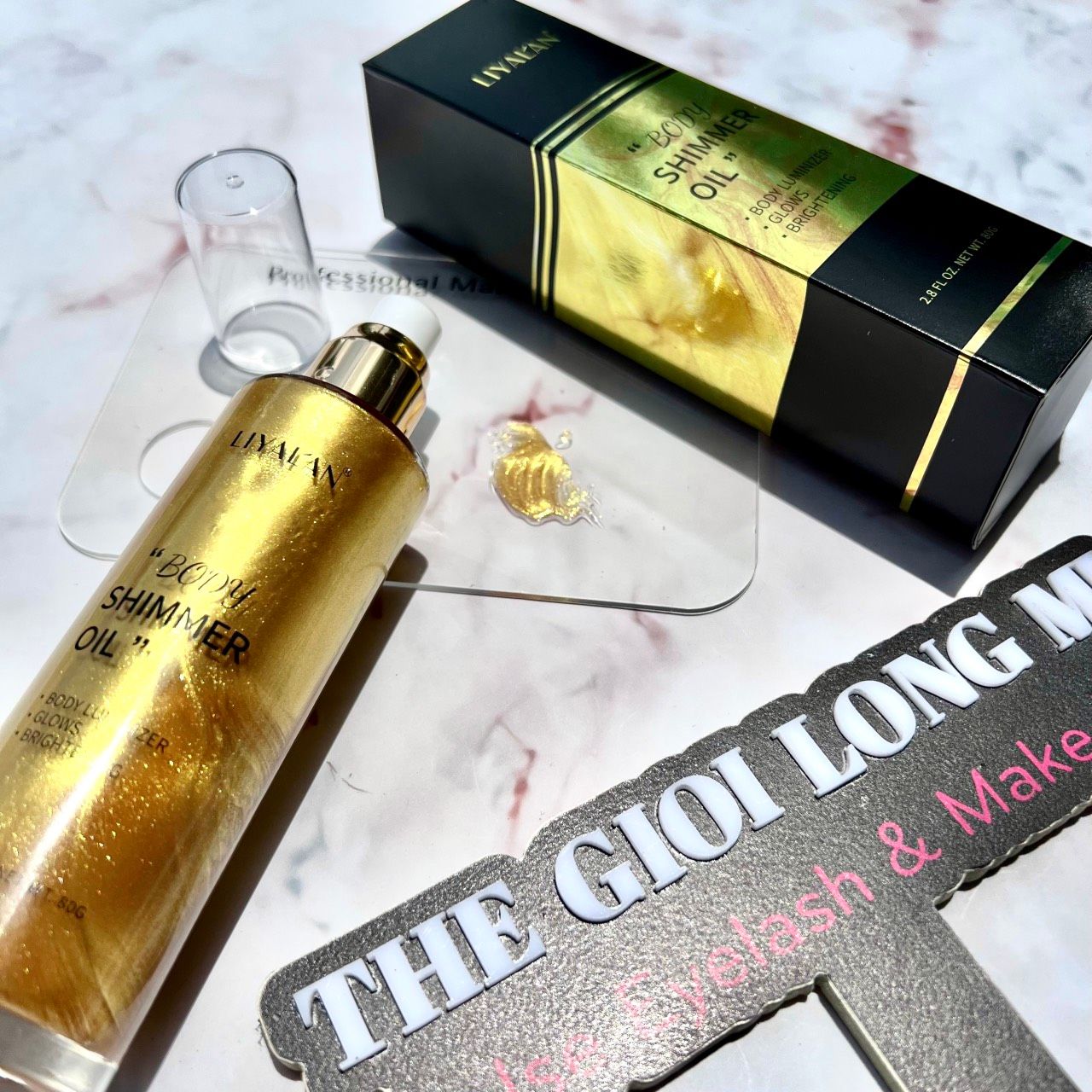  BODY SHIMMER OIL TINH CHẤT BẮT SÁNG LIYALAN 