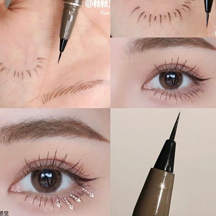  Slim liquid eyeliner bút lông vẽ đuôi mắt đầu siêu mảnh thương hiệu Sweetmint 