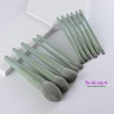  K22 SET CỌ CÁ NHÂN 11 CÂY LÔNG THÚ XANH LÁ PASTEL 