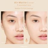  Air Matte Cover foundation kem nền siêu che phủ thương hiệu Meilinda (nhập khẩu chính hãng Thái Lan) 