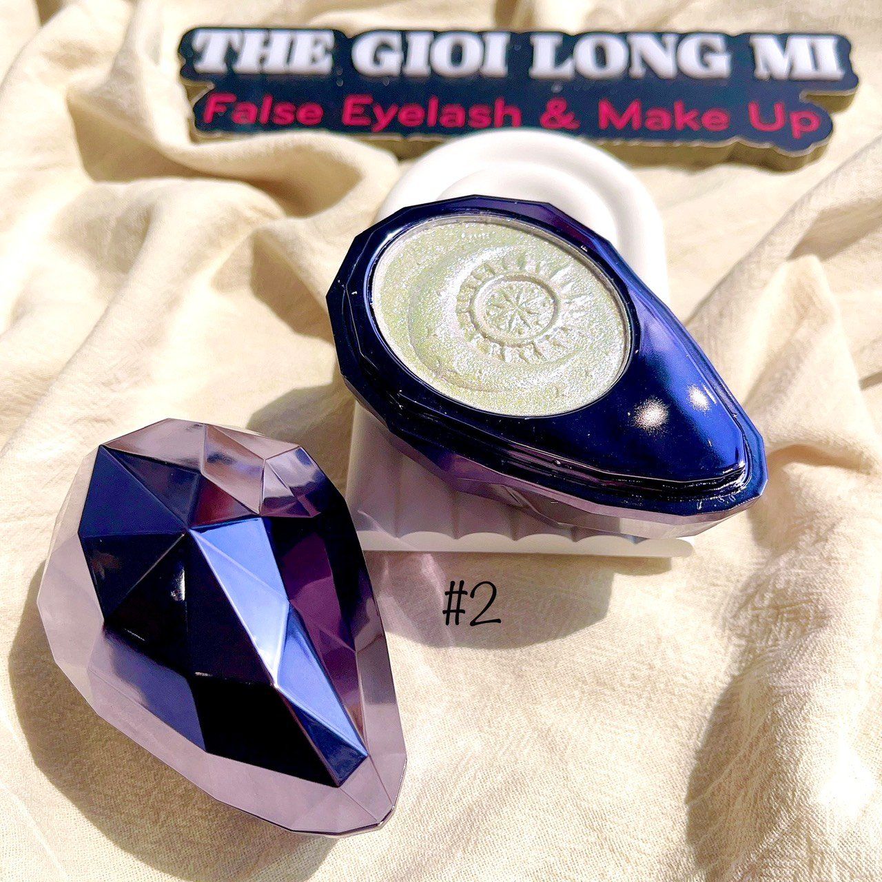  Purple Diamond hộp phấn bắt sáng thương hiệu Xixi 