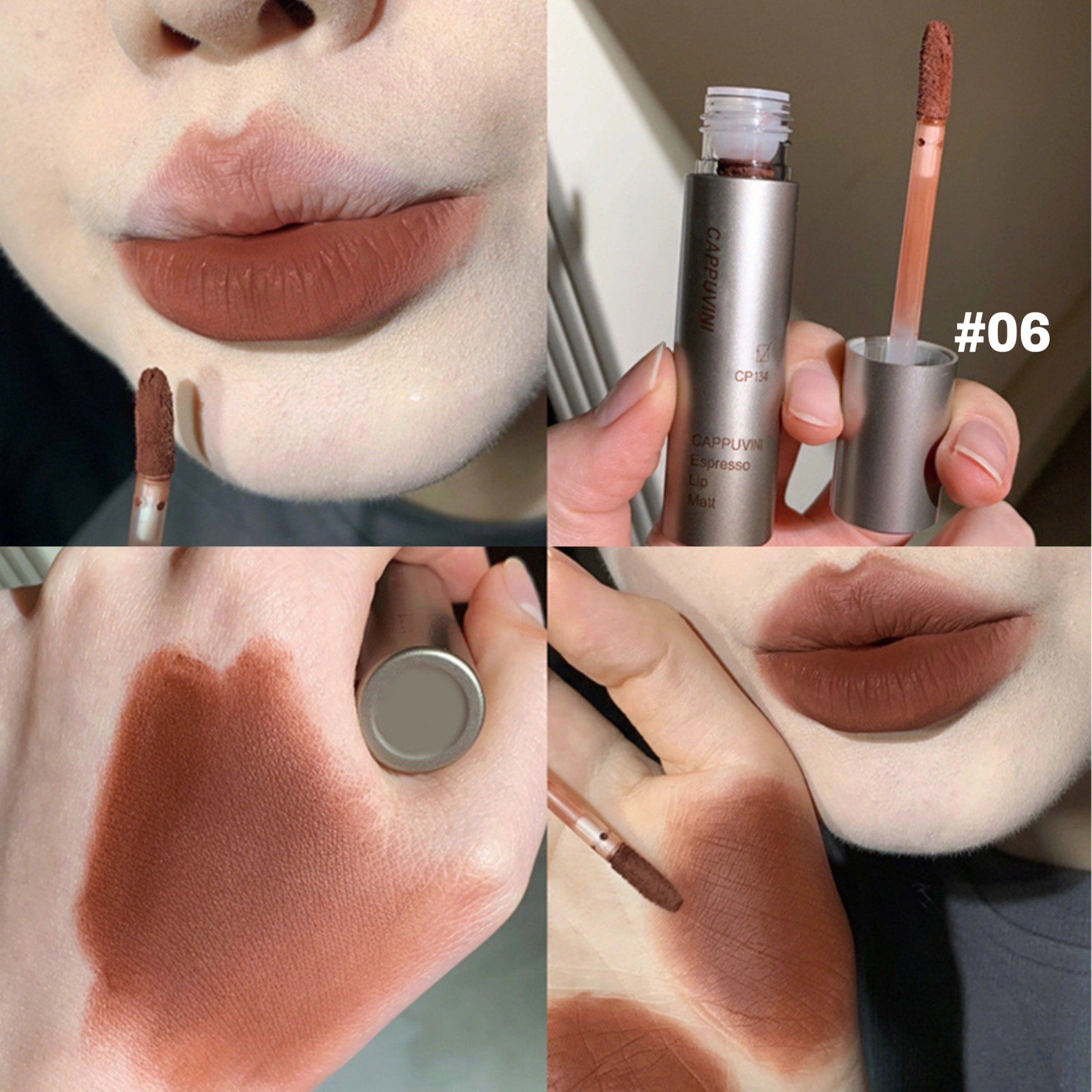  Espresso Lip Matte son kem lì thương hiệu Cappuvini 