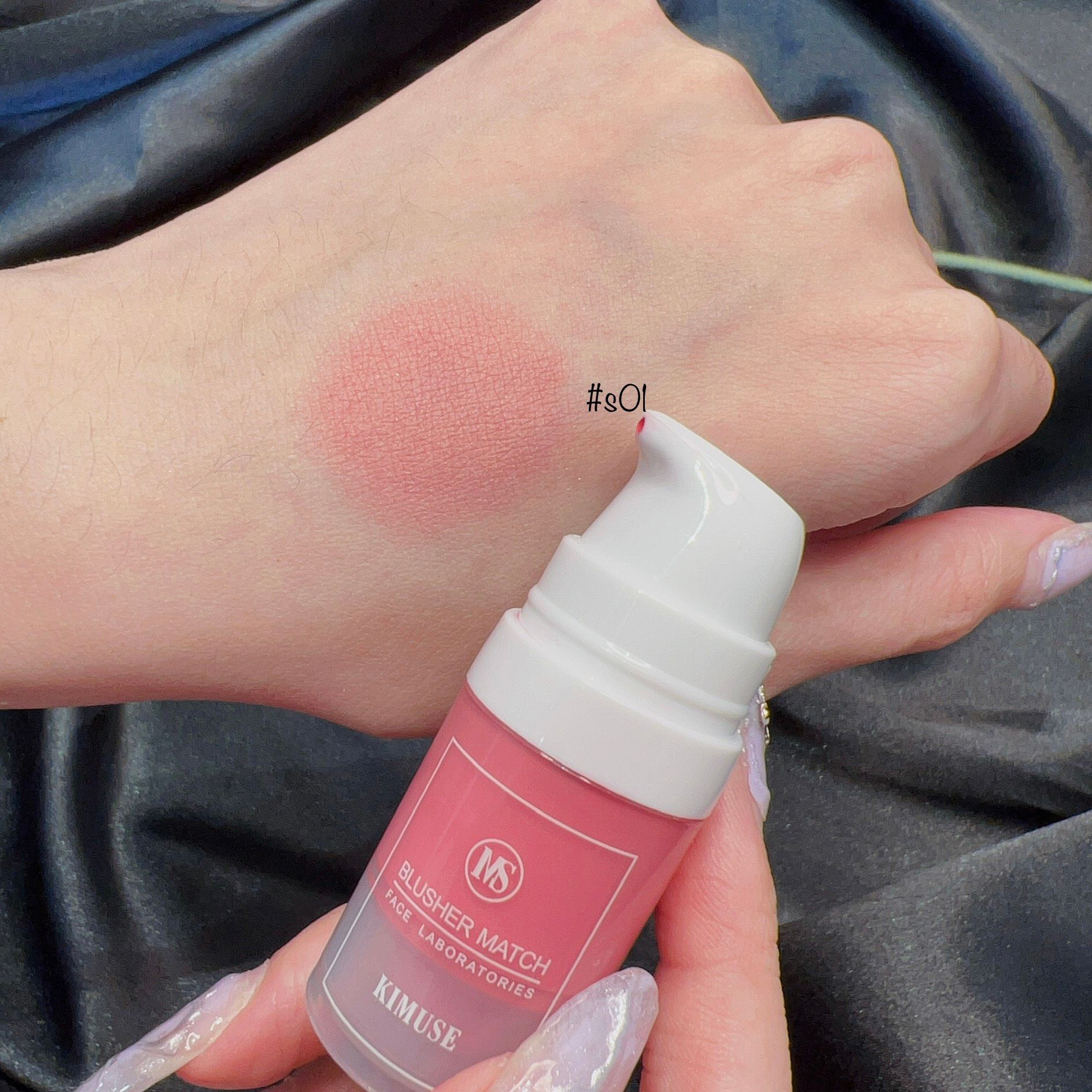  Blusher Match má hồng dạng kem siêu mịn thương hiệu Kimuse 