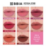  Sheer Velvet Tint bộ sưu tập son kem thương hiệu BBIA (Hàn Quốc) 