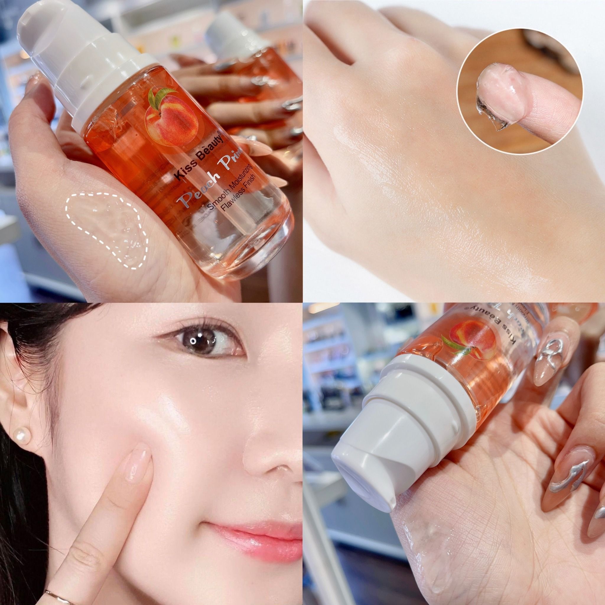  Peach Primer kem lót trang điểm thương hiệu Kiss Beauty 