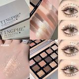  Glam palette bảng phấn mắt 15 màu thương hiệu Tingphe 