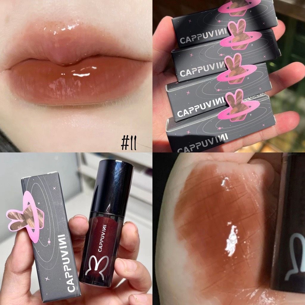  Clarinet Lip Gloss son dưỡng bóng tráng gương có màu thương hiệu Cappuvini 