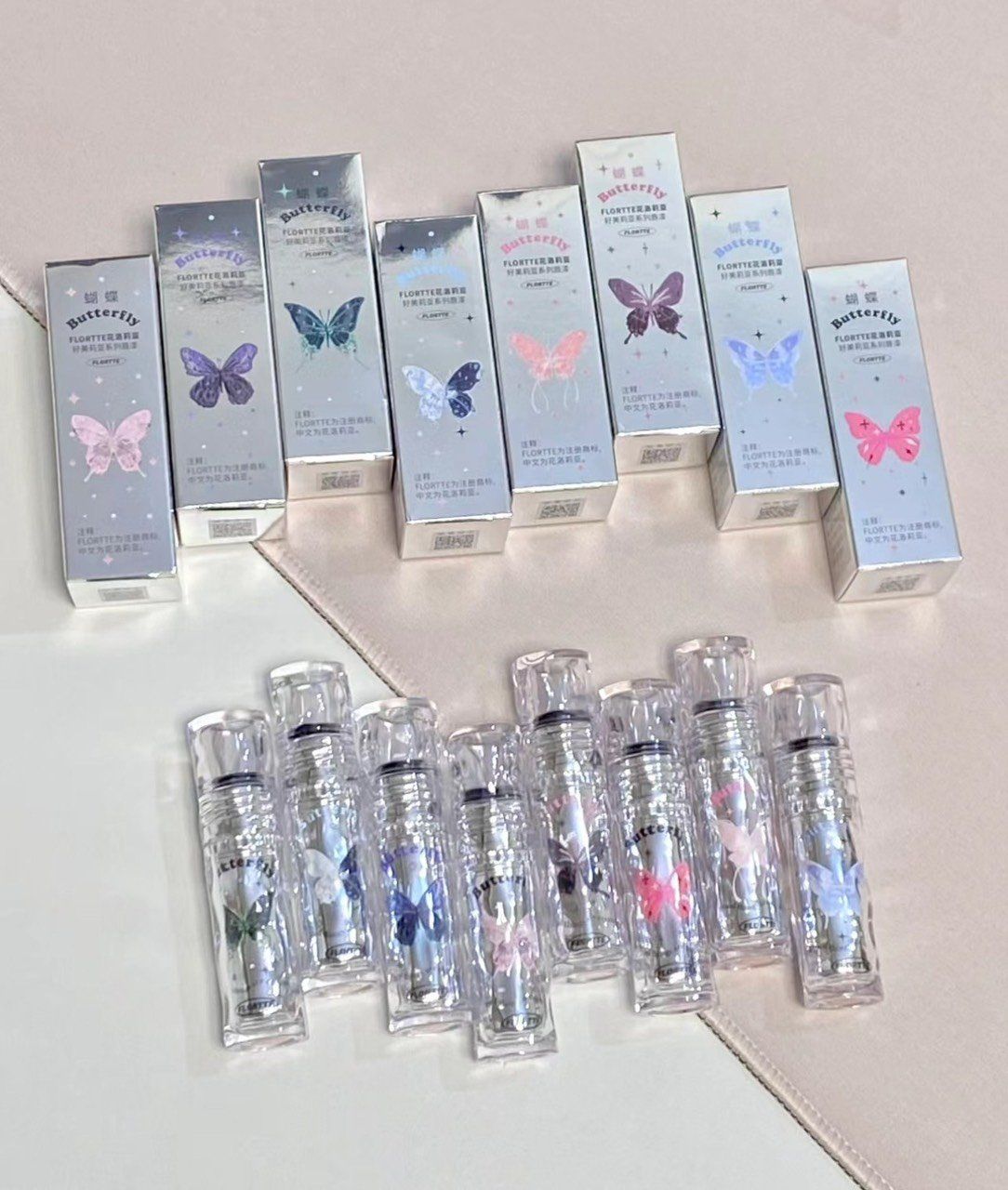  Florite son kem dưỡng ẩm, tạo bóng căng mịn cho đôi môi gợi cảm thương hiệu Butterfly (màu #03) 