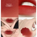  Gear Lip Glaze son kem lì nắp hình con gấu cute thương hiệu Gege Bear 