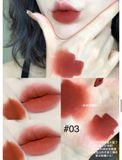  Gear Lip Glaze son kem lì nắp hình con gấu cute thương hiệu Gege Bear 