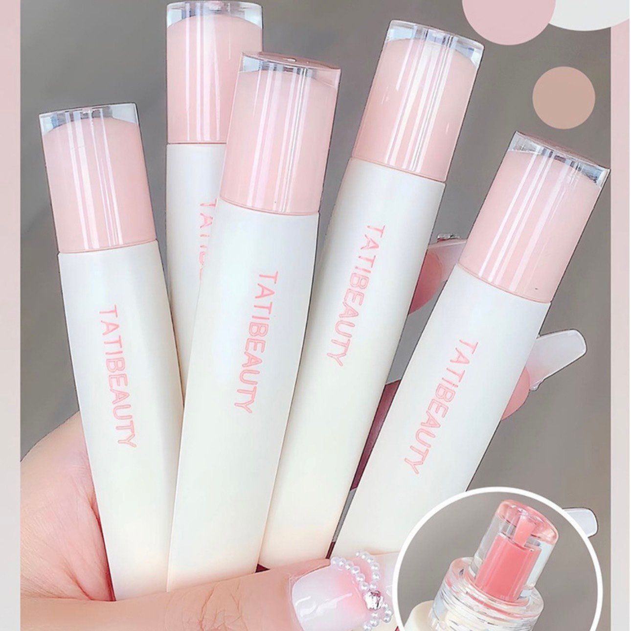  Jelly Lip son bóng dưỡng có màu thương hiệu Tati Beauty 