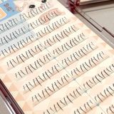  Meng Lu hộp lông mi dưới gân trong cụm 3 sợi tự nối tại nhà (80 miếng) 