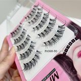  FC028-30 hộp lông mi lông chồn 5 cặp viền gân trong tàng hình thương hiệu Mi Oanh 