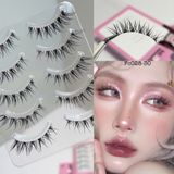  FC028-30 hộp lông mi lông chồn 5 cặp viền gân trong tàng hình thương hiệu Mi Oanh 