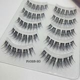  FC028-20 hộp lông mi lông chồn 5 cặp viền gân trong tàng hình thương hiệu Mi Oanh 