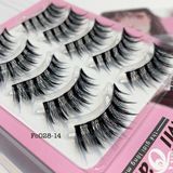  FC028-14 hộp lông mi lông chồn 5 cặp viền gân trong tàng hình thương hiệu Mi Oanh 