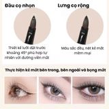  Two-tone eyeliner hộp sáp kẻ mắt 2 màu tiện lợi thương hiệu Gogotales 