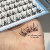  Gege Bear hộp lông mi giả 100 cụm tự nối tại nhà (có keo nối mi sẵn) 