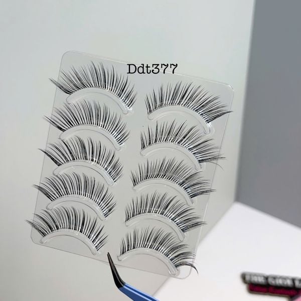  DDT377 hộp lông mi lông chồn 5 cặp thương hiệu Mi Oanh 