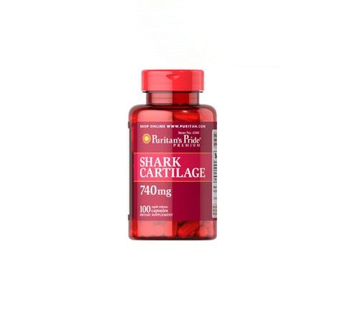  Sụn Vi Cá Mập Puritan's Pride Shark Cartilage 740mg 100 Viên 