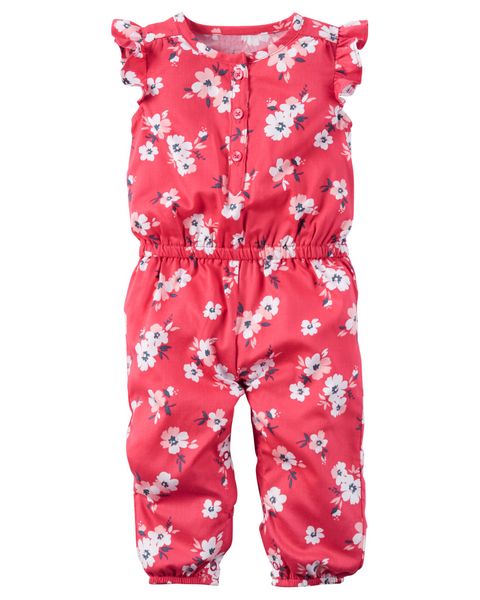  Bộ Carter's Sleeve Jumpsuit bé gái 