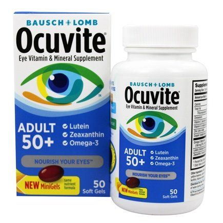  Viên Uống Bổ Mắt Dành Cho Người Lớn Tuổi Ocuvite Eye Vitamin and Mineral Supplements 