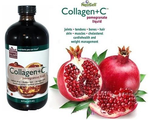  Neocell COLLAGEN + C POMEGRANATE Liquid 16oz- 473ml 