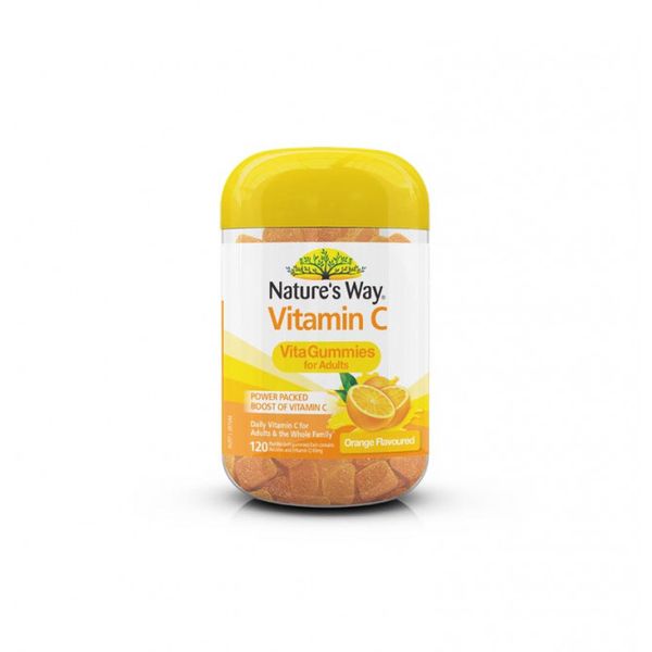  Kẹo Dẻo Bổ Sung Vitamin C Nature's Way Vita Gummies Adult Vitamin C 120 Viên 