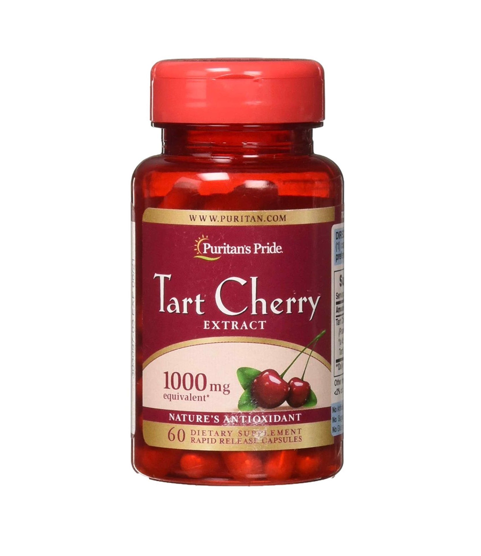  Viên Uống Puritans Pride Tart Cherry Extract 1000 Mg, 60 viên 