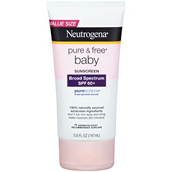 Chống Nắng Neutrogena Pure & Free Baby Suncreen Lotion SPF 60, 147ml (5oz)