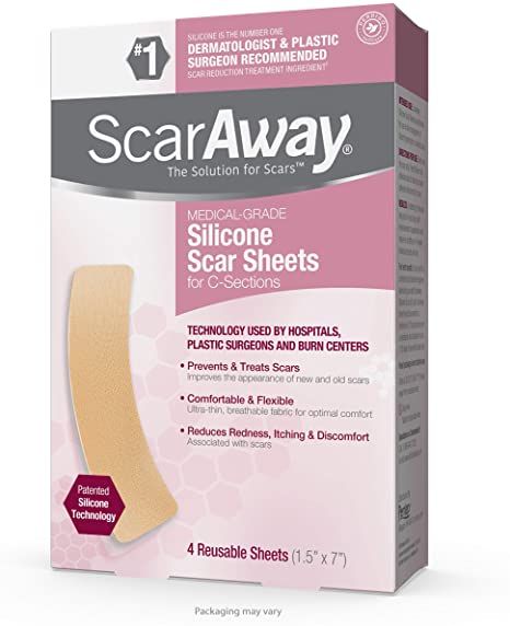  Miếng dán trị sẹo ScarAway for C-Sections 4 miếng 