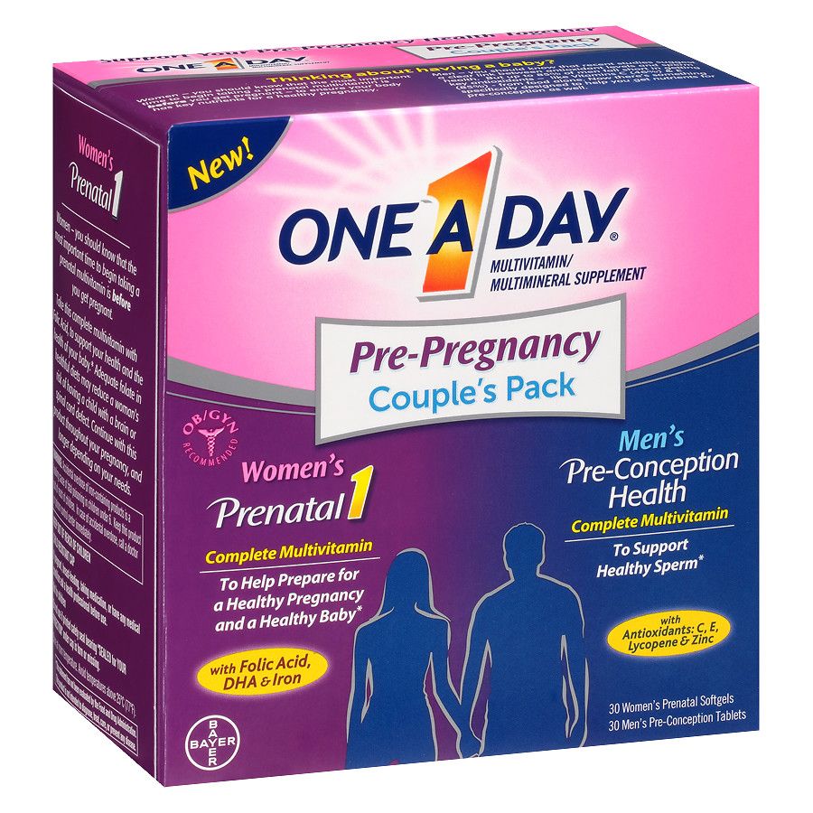  Viên Uống Hỗ Trợ Sinh Sản One A Day Pre-Pregnancy Couple Pack, 1 hộp 2 chai 