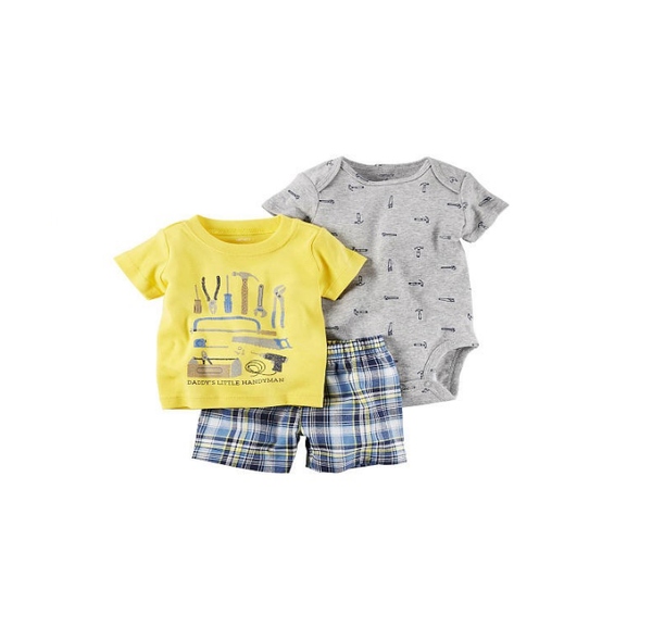  Carter's set bộ áo liền quần và đồ bọ Daddy 