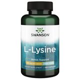  Viên Uống Hỗ Trợ Giảm Căng Thẳng Swanson Free-Form L-Lysine 500mg 