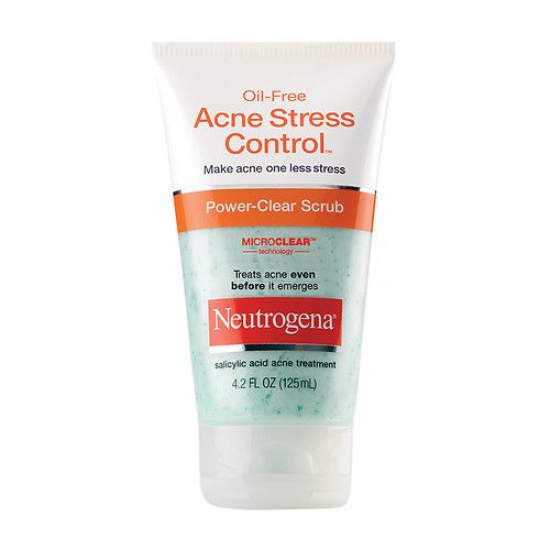  Sữa Rửa Mặt Tẩy Tế Bào Chết Neutrogena Oil-Free Acne Stress Control, Power-Clear Scrub 125ml 