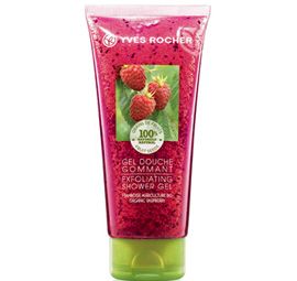  Sữa tắm Yves Rocher Exfoliating Shower Gel - hương mâm xôi 