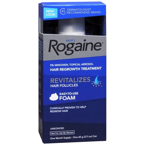  Mọc tóc nam Men's Rogaine Hair Regrowth Treatment Foam, Unscented, 1 tháng 