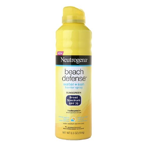  Kem chống nắng đi biển Neutrogena Beach Defense Water + Sun Barrier Sunscreen Spray SPF 70 - Dạng xịt 
