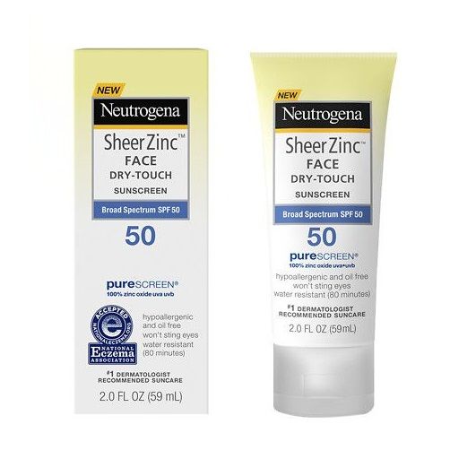  Kem chống nắng Neutrogena Sheer Zinc Face Dry Touch SPF50 59ML 