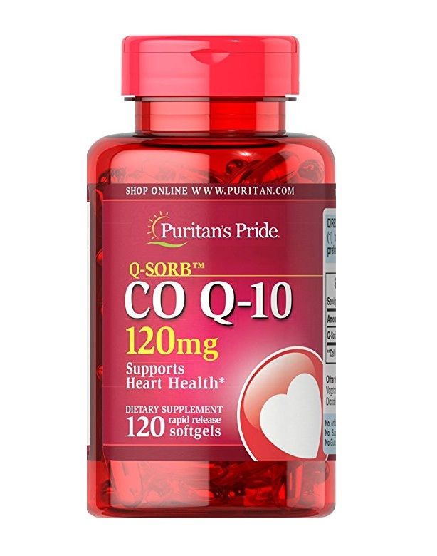  Hỗ trợ điều trị tim mạch Puritan's Pride Prenium Q-SORB CO Q-10 120mg, 120 viên 