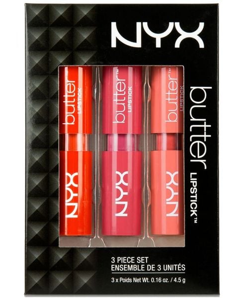  Bộ 3 Son Môi NYX Butter Lipstick BLSSET04 