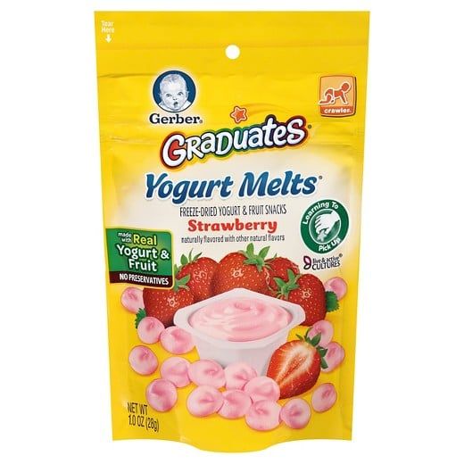  Sữa Chua Khô Gerber Graduates Yogurt Melts, Strawberry 