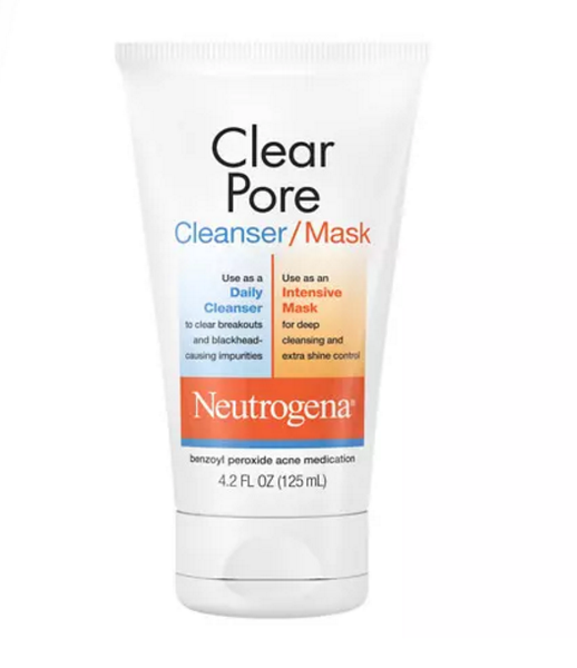  Sữa Rửa Mặt Và Mặt Nạ 2 Trong 1 Neutrogena Clear Pore Skin Cleanser/Mask 125ML 